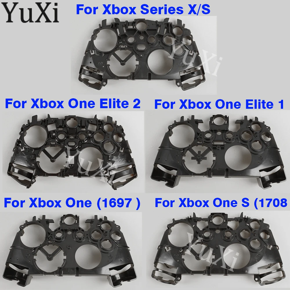 1Pc Gamepad Middle Frame For Xbox One 1697 Series S X Xbox One Elite1/2 For Xbox One S 1708 Generation Built-In Middle Bracket