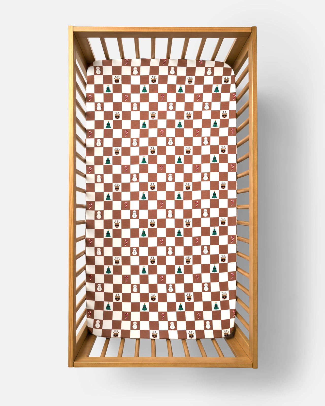 Holiday Checks Fitted Crib Sheet - Standard