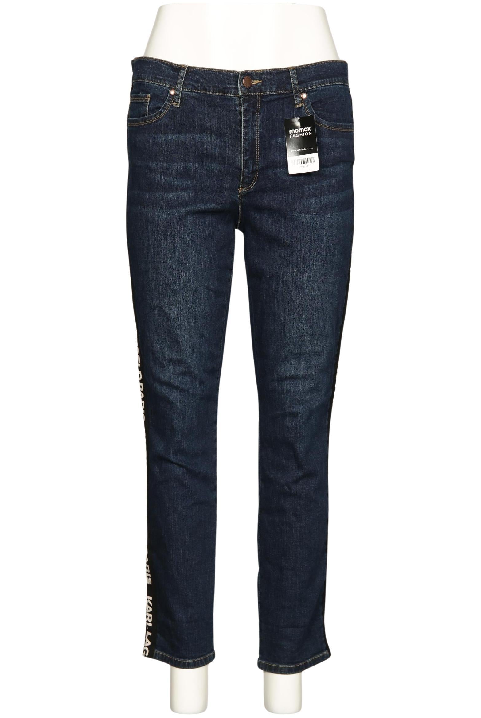 Karl by Karl Lagerfeld Damen Jeans, Gr. W36, Marineblau, Elasthan / Baumwolle