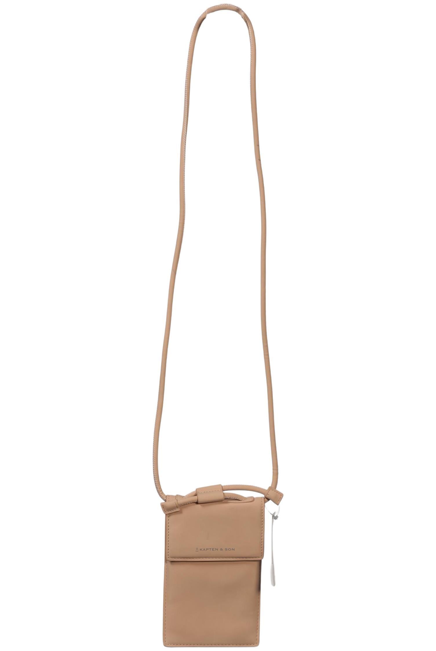 Kapten SON Damen Handtasche klein, Gr. , Beige, Kunstleder