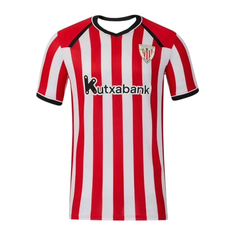 Nouveaux maillots domicile et extérieur Athletic Bilbao 2026-27 – Hauts de sport à manches courtes respirants et à séchage rapide (unisexe/assortis pour la famille)