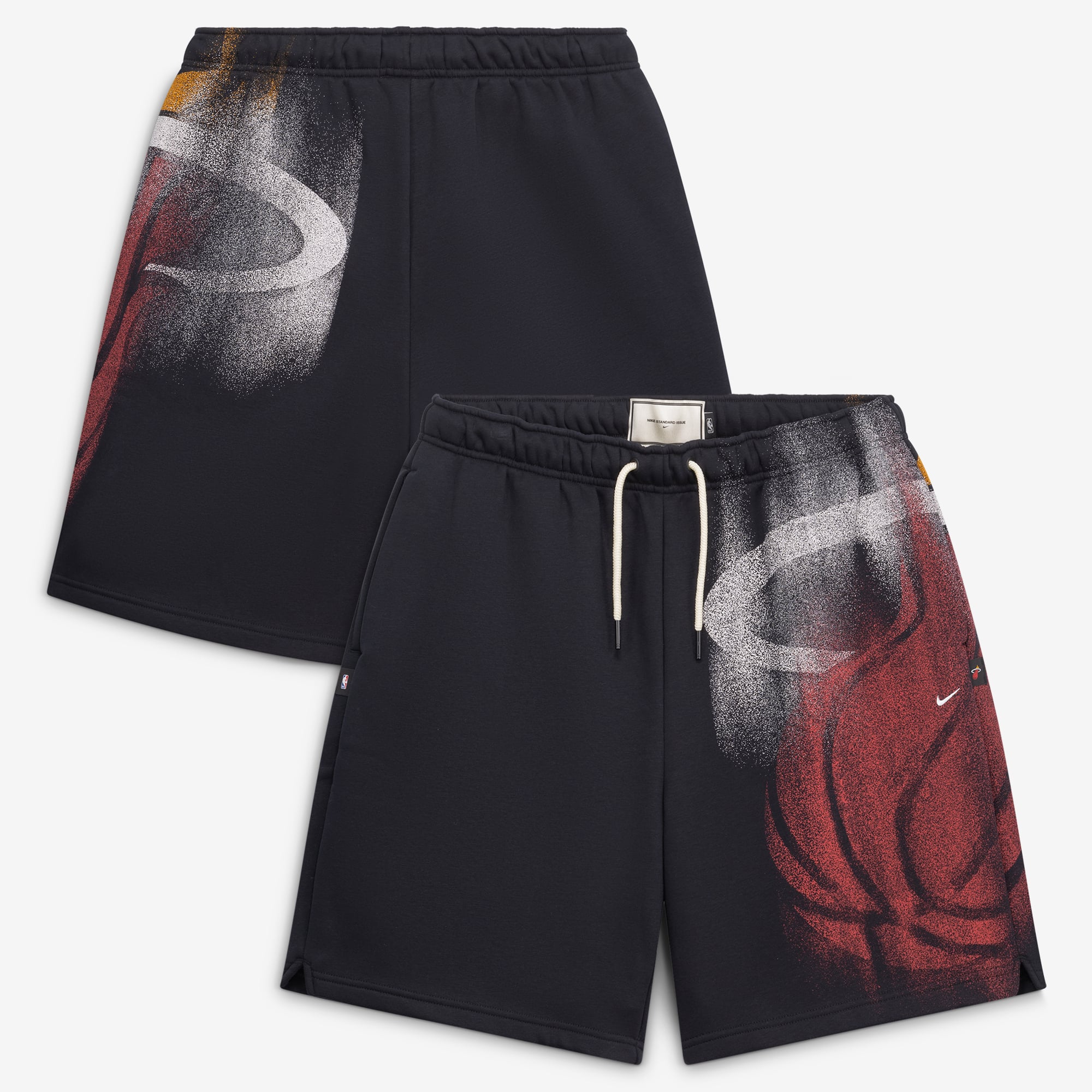 Short de sport Nike Miami Heat 2026/27 Standard Issue Practice Icon 7" en molleton noir pour homme - Homme Taille: XL