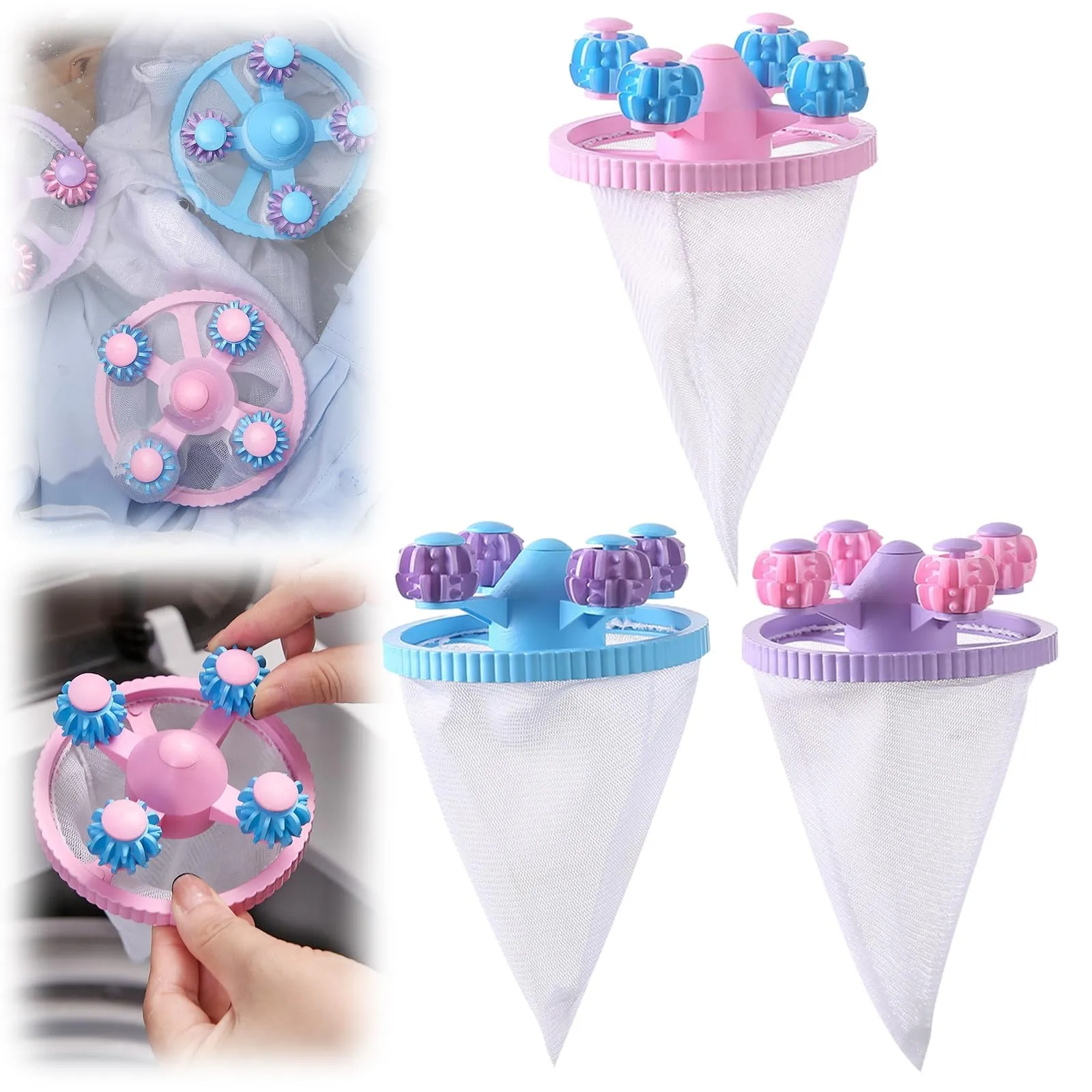 Pet Hair Remover Washing Machine Anti Lint Balls Washing Machine, Filter Bag Washing Machine Hair Remover Hair Filter Ba
