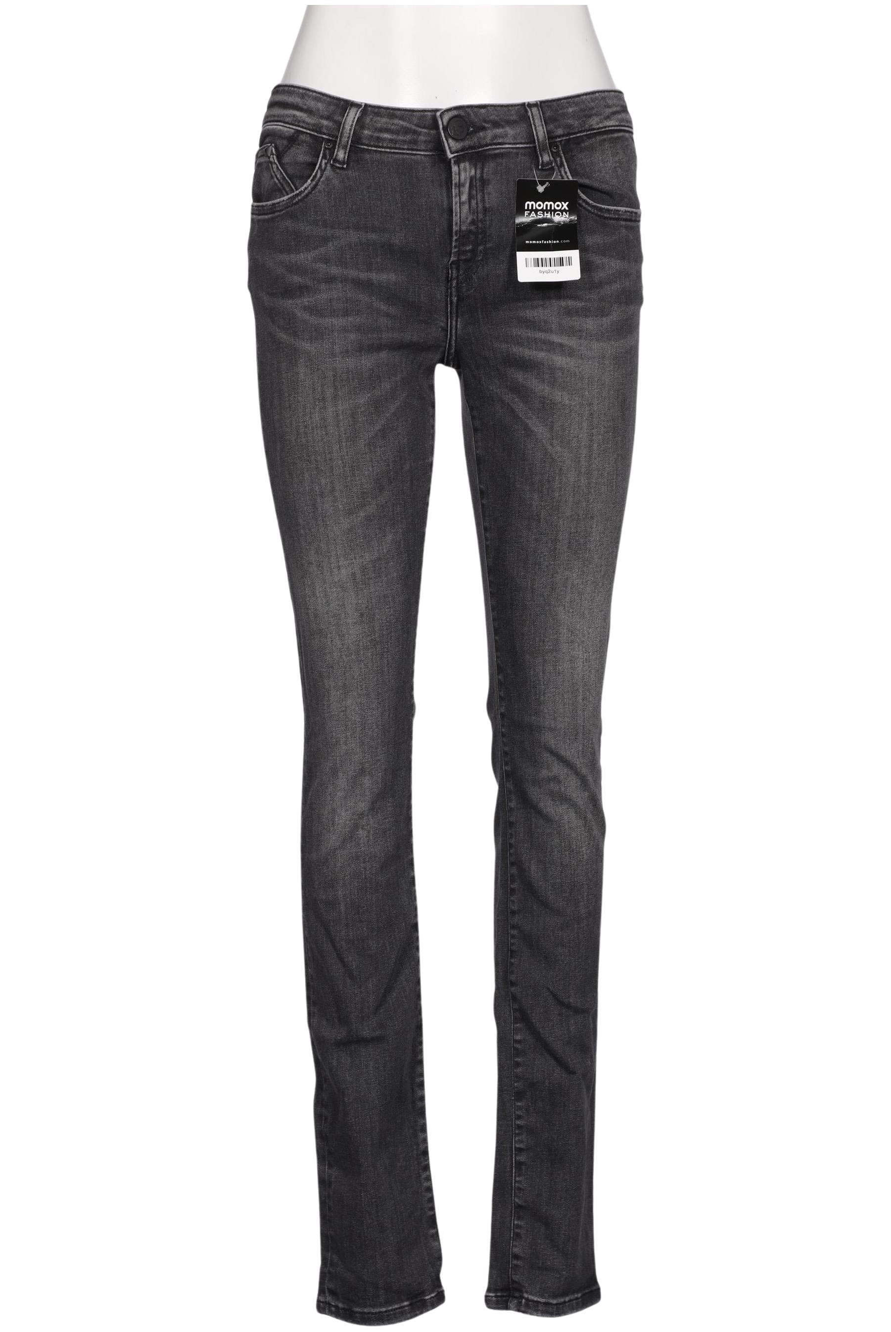Karl by Karl Lagerfeld Damen Jeans, Gr. W28, Grau, Baumwolle / Elasthan / Synthetik