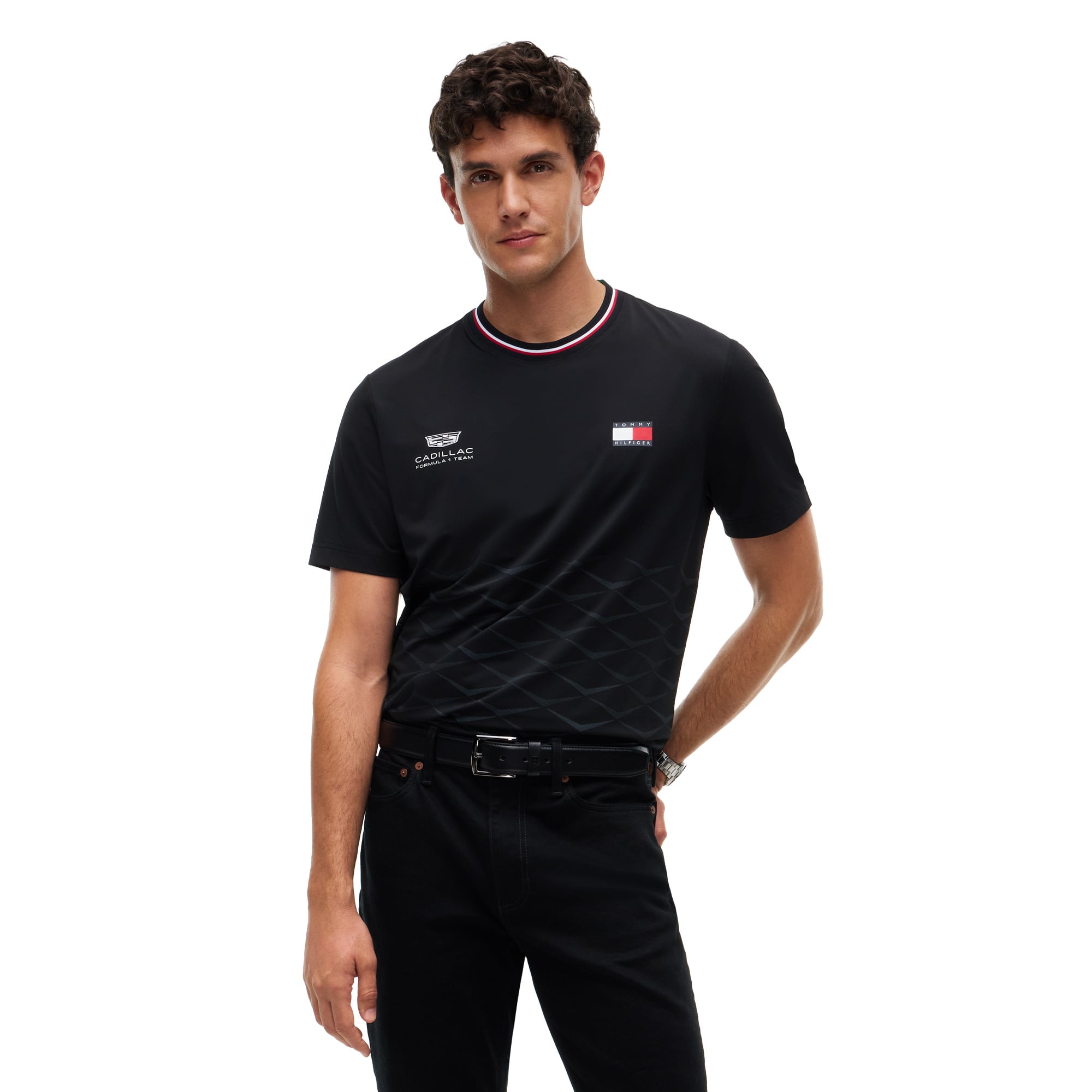 Maillot Cadillac Tommy Hilfiger Sergio Perez Édition Spéciale GP du Mexique - Noir - Homme Taille: S