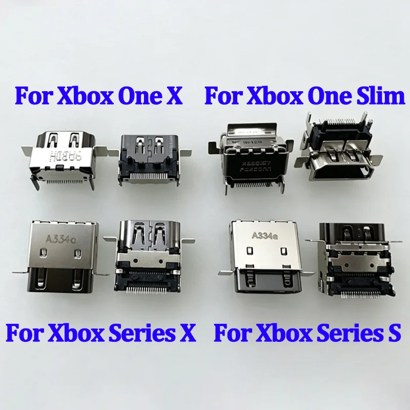 1PC Suitable For Xbox One X Slim/Xbox Series X S Console HDMI Compatible Charging Port Power Charging Socket Plug Connector