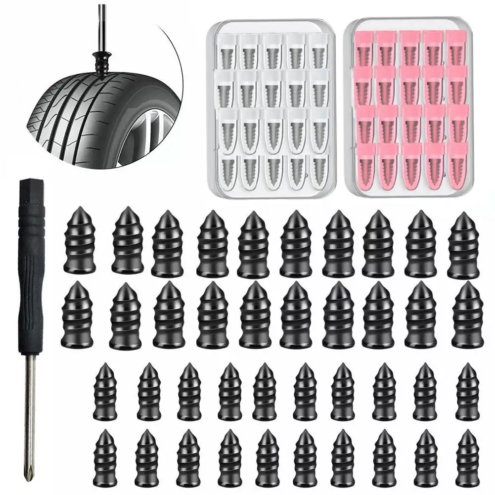 Kit de réparation de pneus de voiture, outil de réparation de pneus, clous de réparation de pneus, clous de réparation de pneus de camion, clous de réparation de pneus de moto, colle de réparation de pneus
