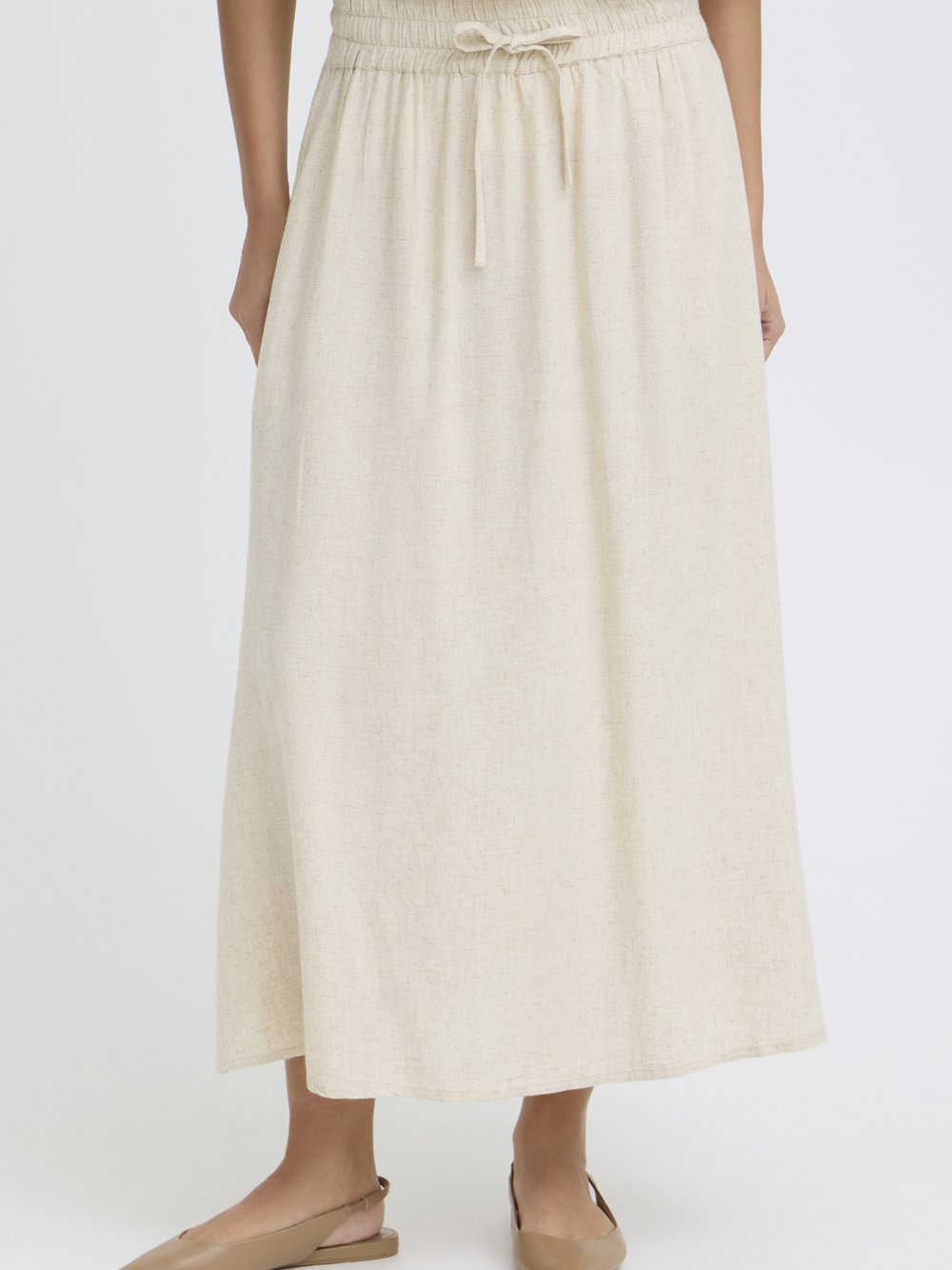 fransa Rock FRJETT Damen beige, M