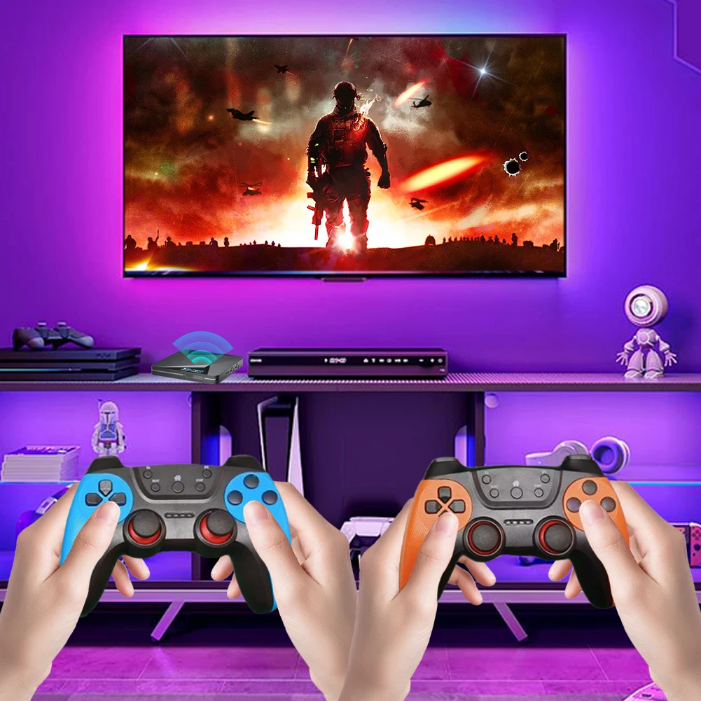 Game Box 65000+ Games 60+ Game Emulators Video Game Console for Android 9.0 / CoreE / Emuelec 4.3 for DC/Arcade/MAME/ for Saturn