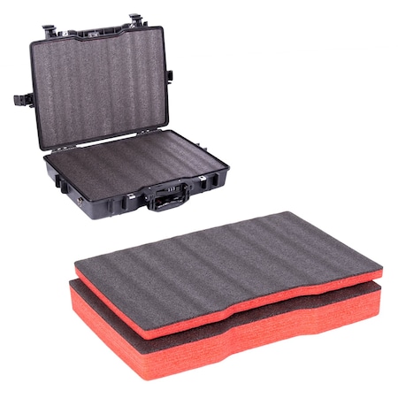 5S SUPPLIES PEL-1495-BLK/RED Replacement ECONO FOAM for Pelican 1495 Protector
