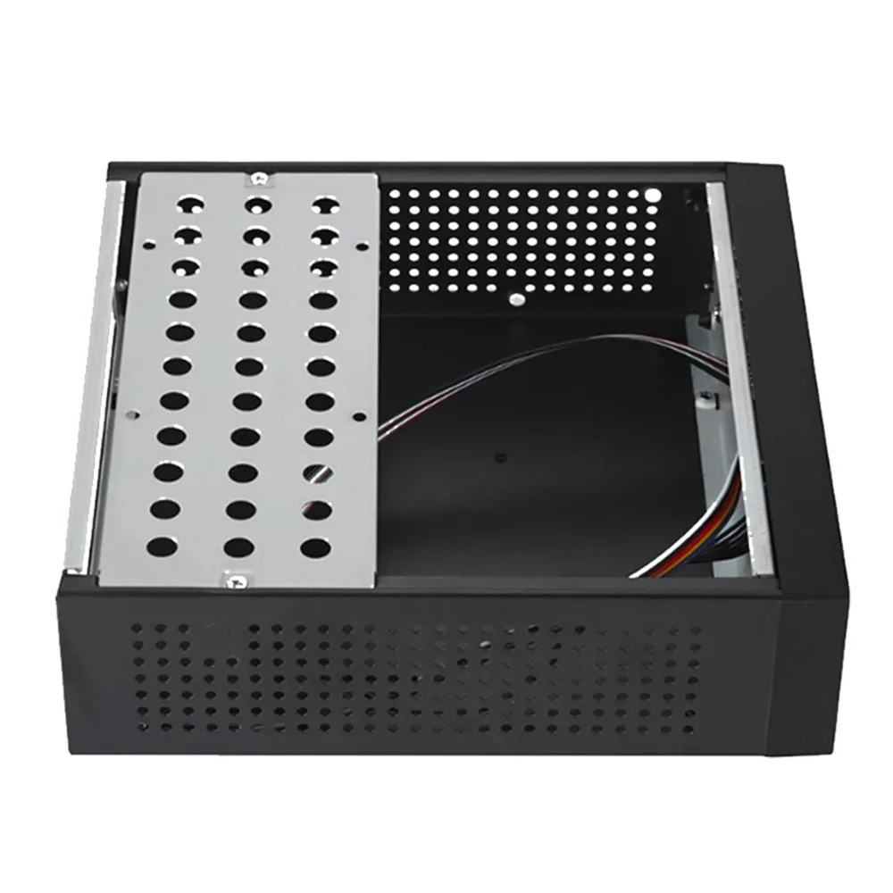 【A75T】 Computer Case USB 3.0 Mini-Tower Multi- Heat Sink Strong Heat Dissipation HTPC for Mini ITX Motherboard Case