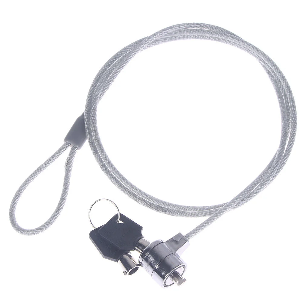 1.2m Laptop Lock Notebook Laptop Computer Lock Security Security China Cable Chain With Key Notebook Pc Laptop Anti-Theft Lock