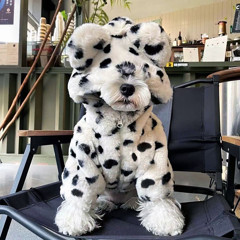 Dog Clothes Autumn And Winter Thick Warm Winter Schnauzer French Bulldog Bichon Teddy Small And Medium Dogs Faux Fur Jacket - lightinthebox.com