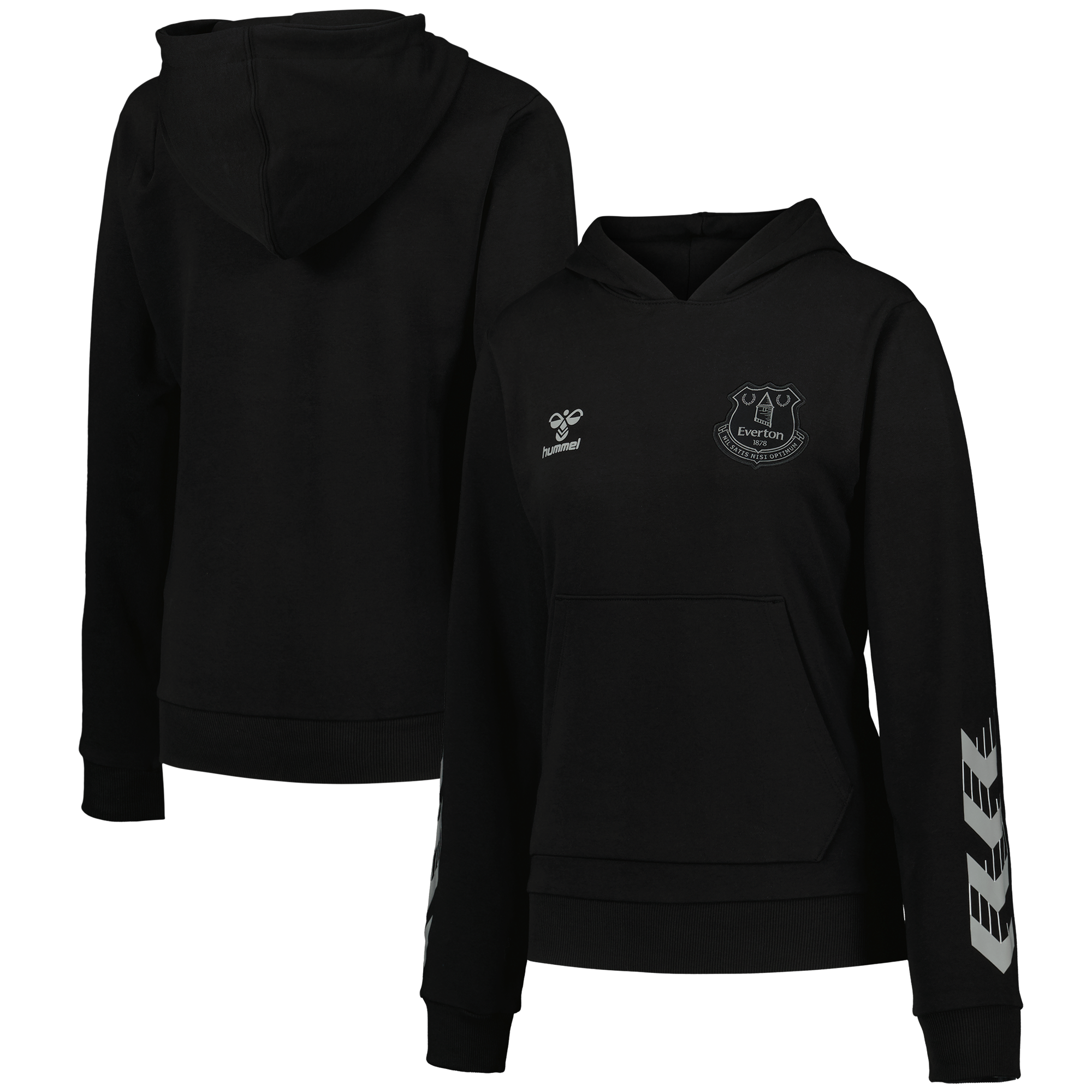 Everton Hummel Travel Hoodie – Schwarz – Damen
