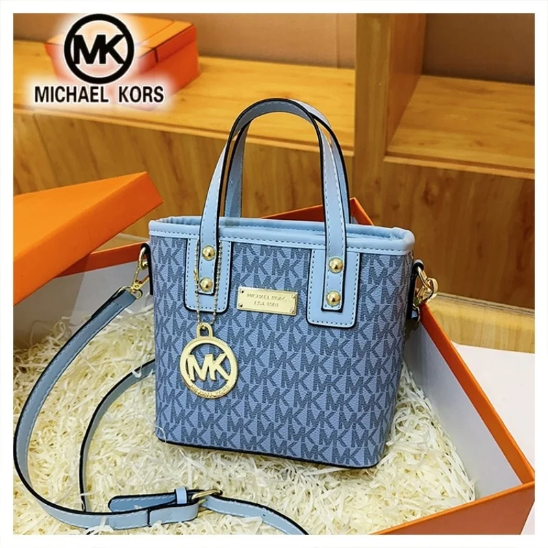Michael Kors Damen Modische und Lässige Vielseitige Umhängetasche, Leichter Luxus Klassische Zeitlose MK Urlaubs-Vintage-Tasche