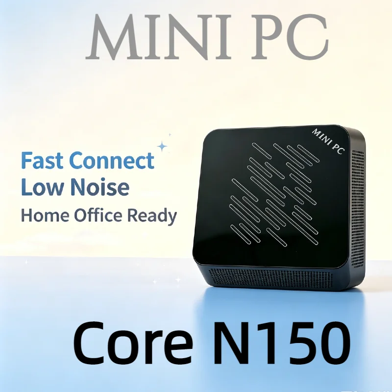 2026 Mini-PC Intel Core N150 Gamer Tragbarer Computer 16GB RAM 2TB SSD FHD Bluetooth WiFi6 Gaming Büro 4K HDMI