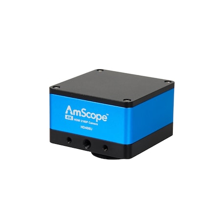 AMSCOPE HD408U Microscope Camera HD Series, 4K 30fps 8MP HDMI Color CMOS