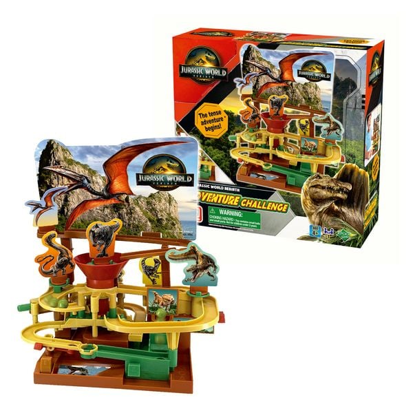 EPOCH Games 7515 - Jurassic World Rebirth Adventure Challenge, Labyrinth/Kugelbahn, Geschicklichkeitsspiel