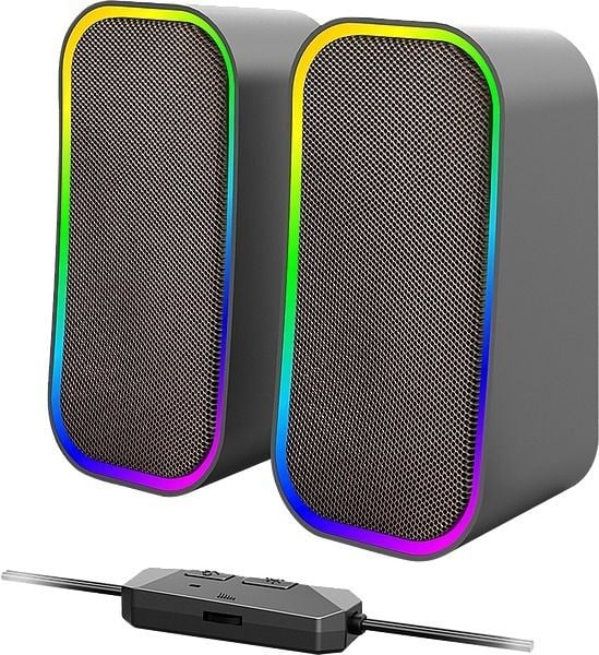 SPEEDLINK TOKEN RGB Gaming Stereo Speaker, black