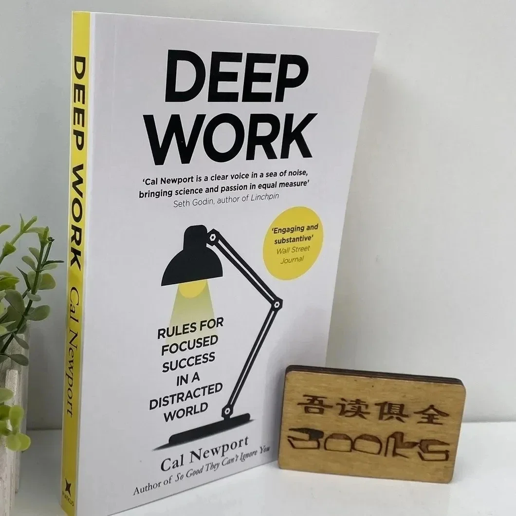 Deep Work-Règles pour un succès axé dans un monde distrait, Cal Assurance Self Help Ple, English Cleaning Libros