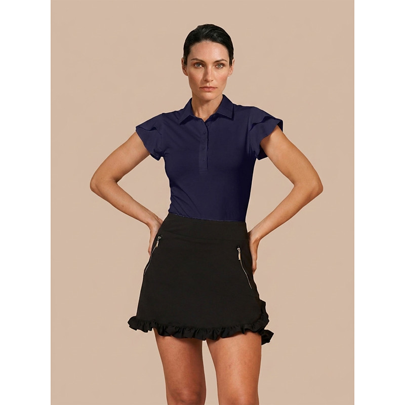 Women's Golf Polo Shirt White Light Pink Royal Blue Sleeveless Top Ladies Golf Attire Clothes Outfits Wear Apparel