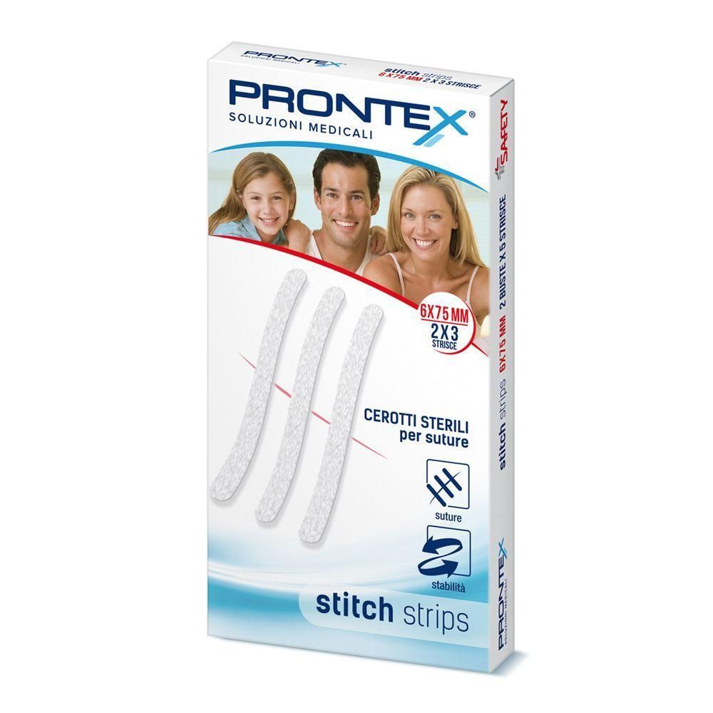 Prontex Stitch Strips 6x75mm 6 St