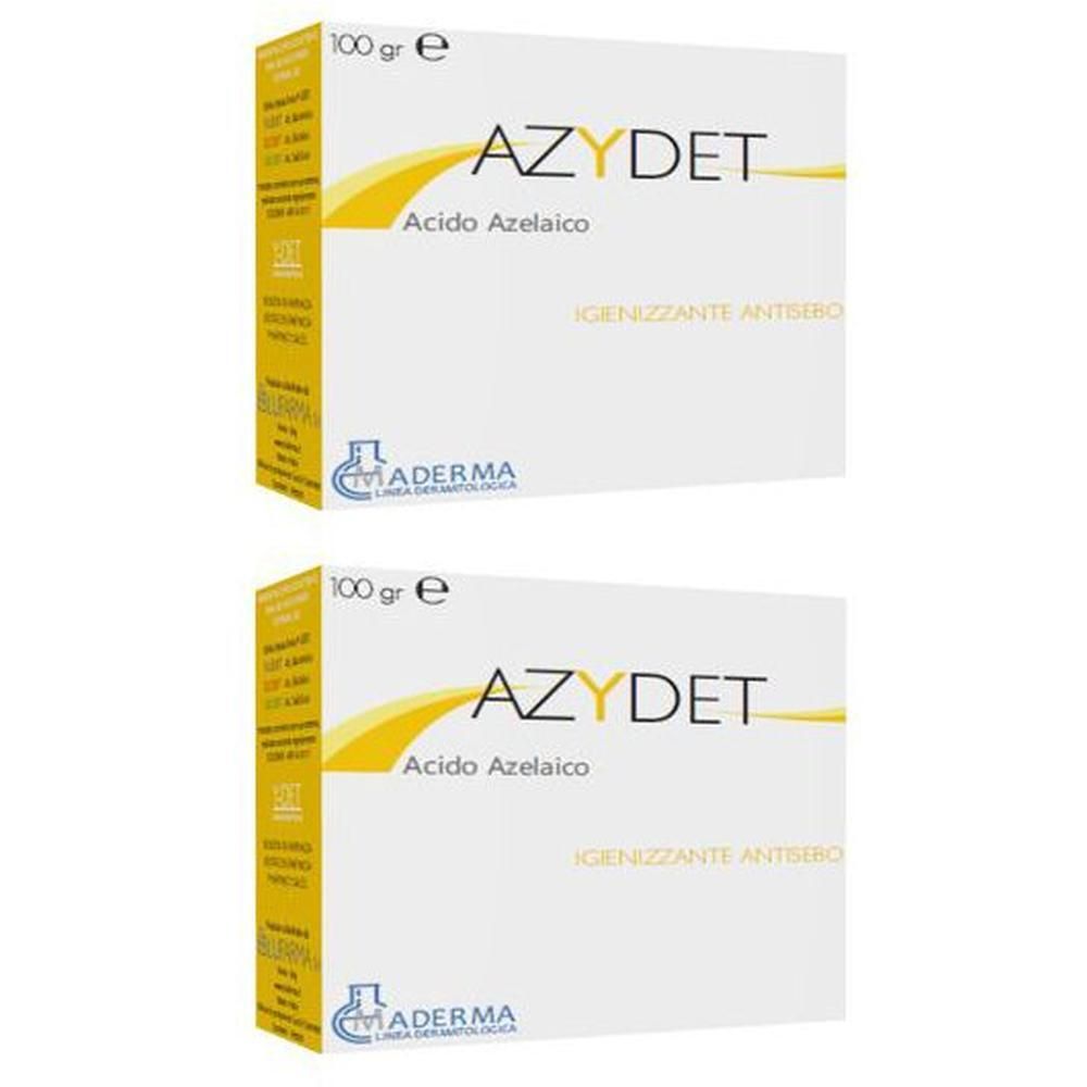 Azydet Sapone Solido Detergente Viso Corpo 100 G 2x100 g