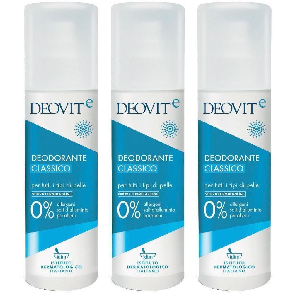 Deovit Deodorante Classico 3x100 ml Spray