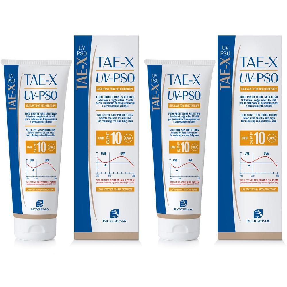 Biogena Labs TAE-X UV-PSO Crema Solare 2x100 ml solare