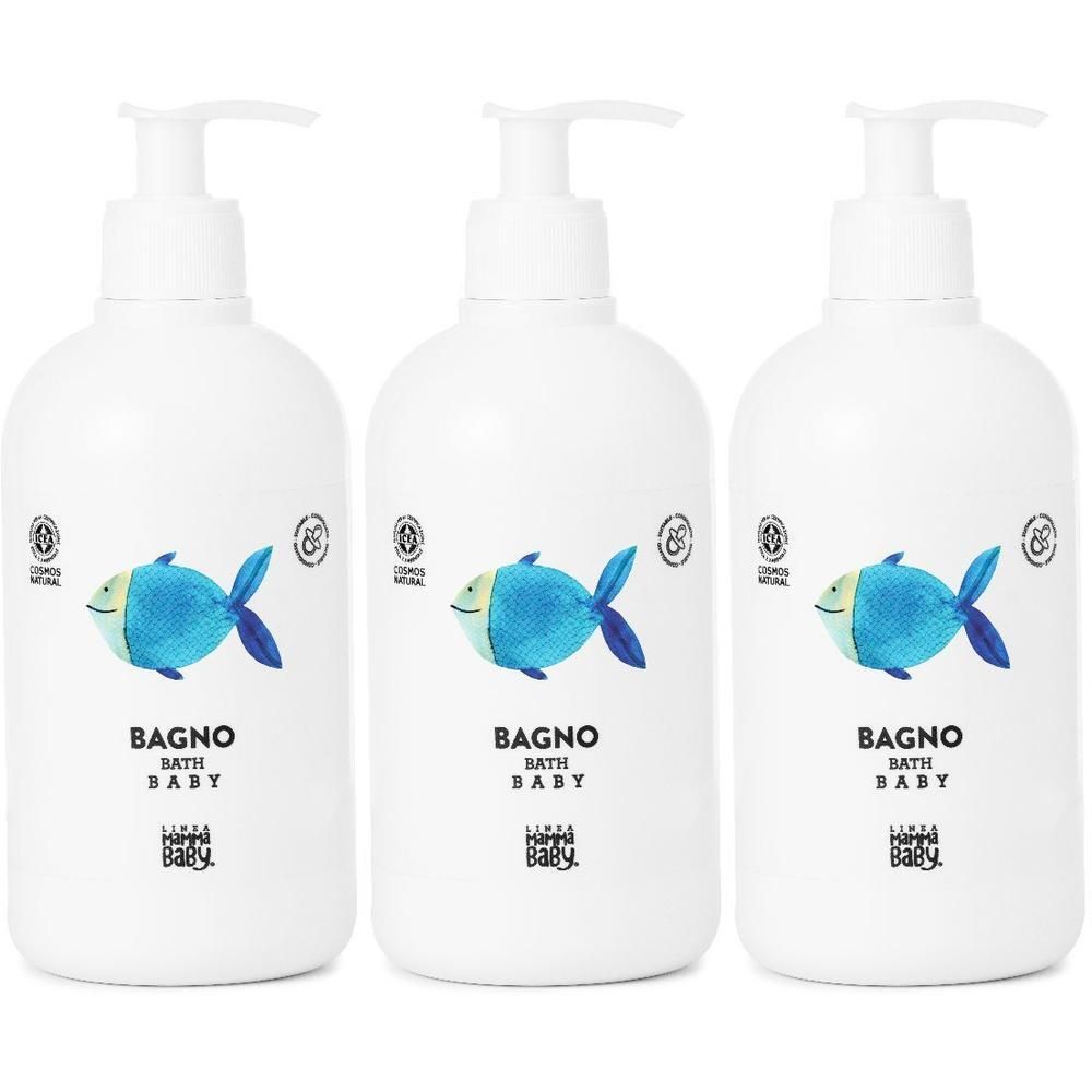 Mammababy Bagno Baby Cosmos Natural 500 Ml 3x500 ml Schiuma da bagno