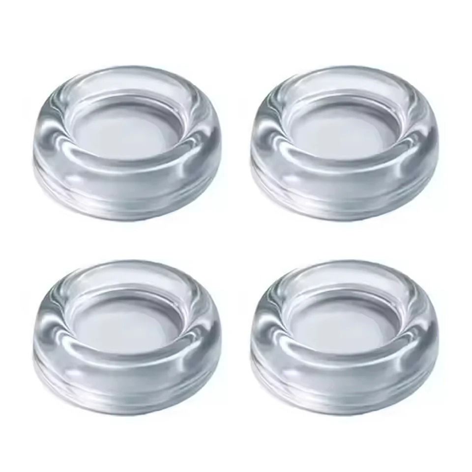 Silicone Thumb Grip Caps For Switch PS Portal Steam Deck ROG Ally clear (4 Pcs)