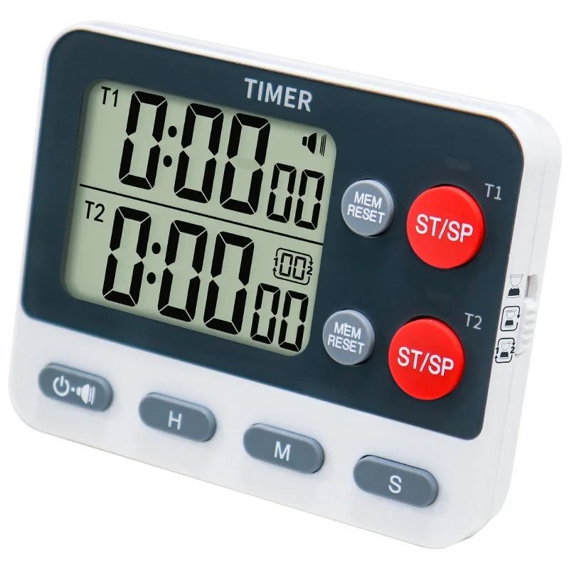 TwinTrack Dual Kitchen Timer And Magnetic Cooking Timer TwinTrack Dual Kitchen Timer And Magnetic Cooking Timer