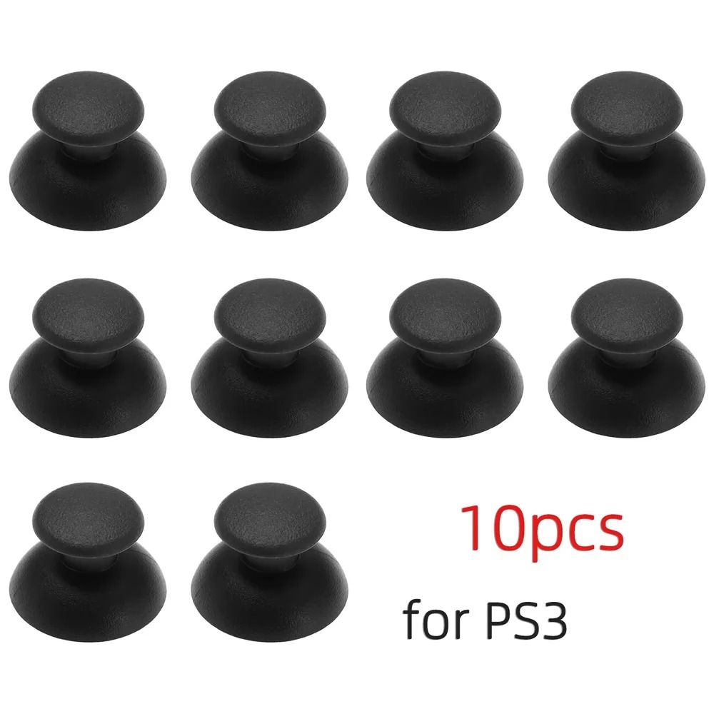 10PCS Replacement Thumbstick Caps For Xbox And PlayStation Controllers ps3 (10 Pcs)