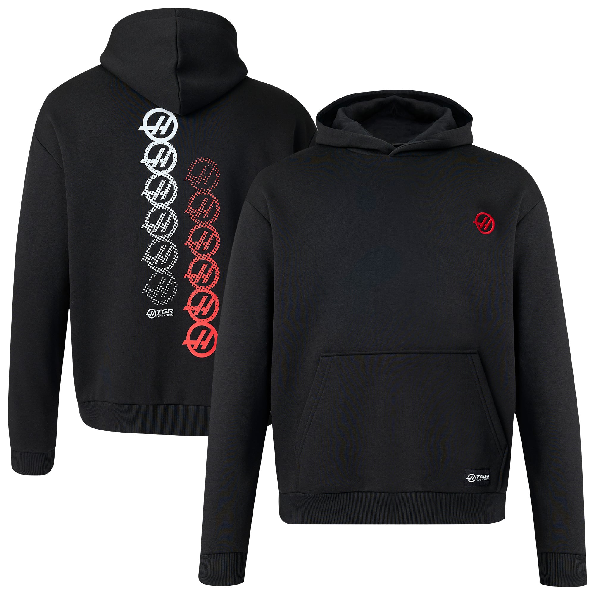 Sweat à capuche graphique monogramme Haas - Unisexe - unisexe Taille: 2XL