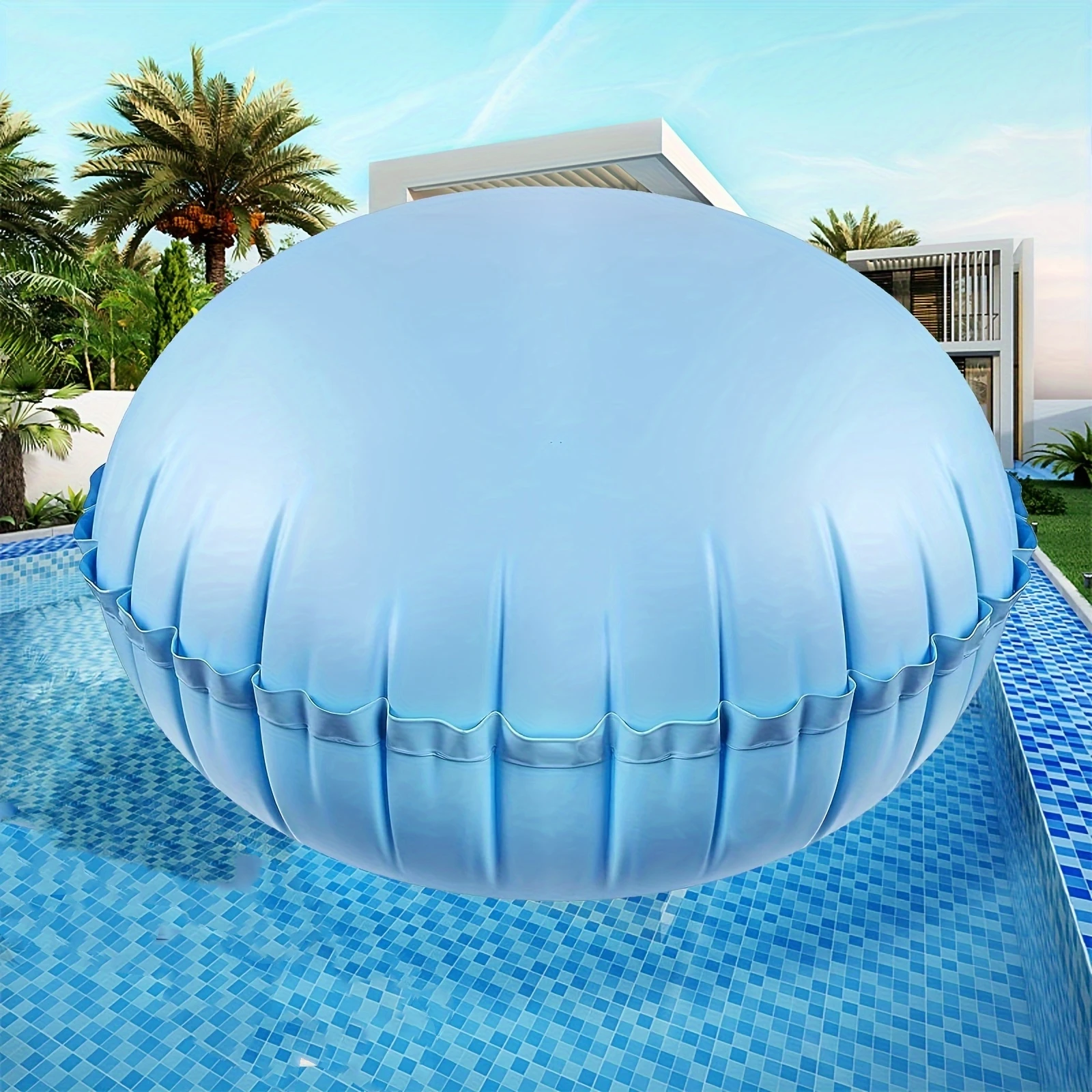 Coussins de piscine de 3 tailles pour piscines hors sol, couverture de piscine d'hiver pour égaliser la température de l'eau, kits de fermeture de piscine résistants au froid