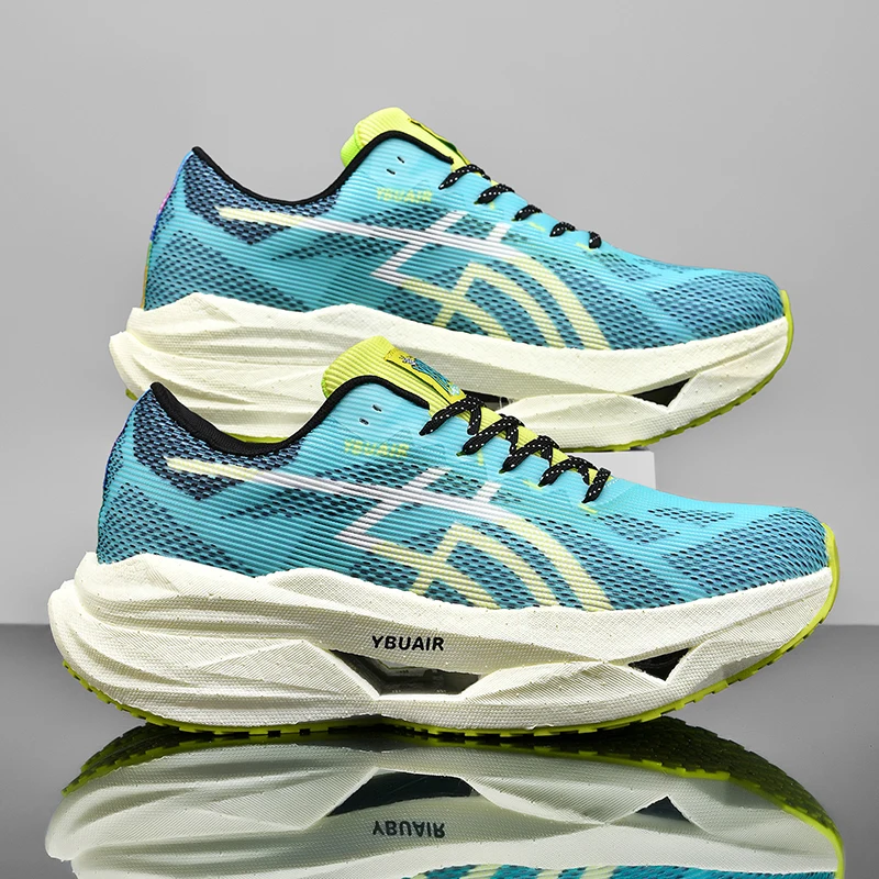 Herren Trail-Laufschuhe mit Carbonplatte, Tennis-Sneaker, atmungsaktiv, rutschfest, Outdoor-Sportschuhe für Damen, leichte Marathon-Trainer.