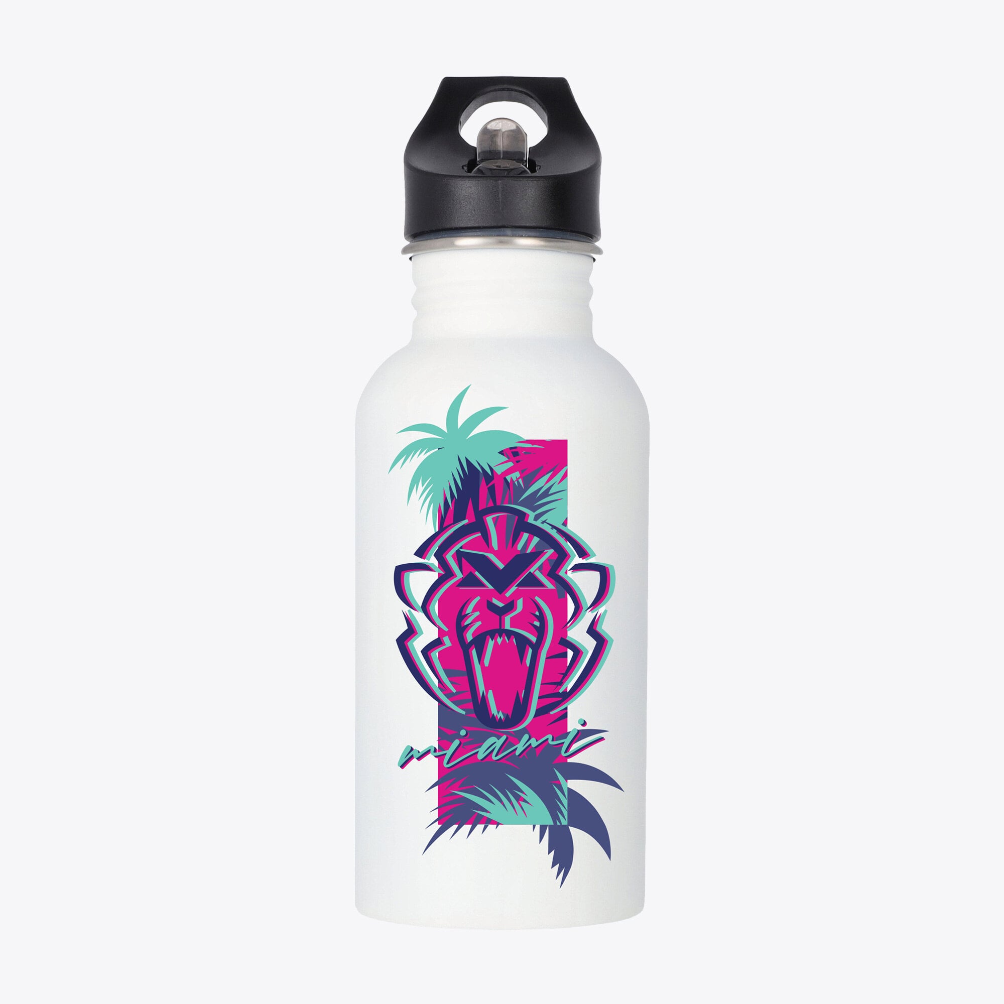 Gourde isotherme Max Verstappen « Unleash The Lion » Miami Palms en acier inoxydable 500 ml - unisexe Taille: One Size Only