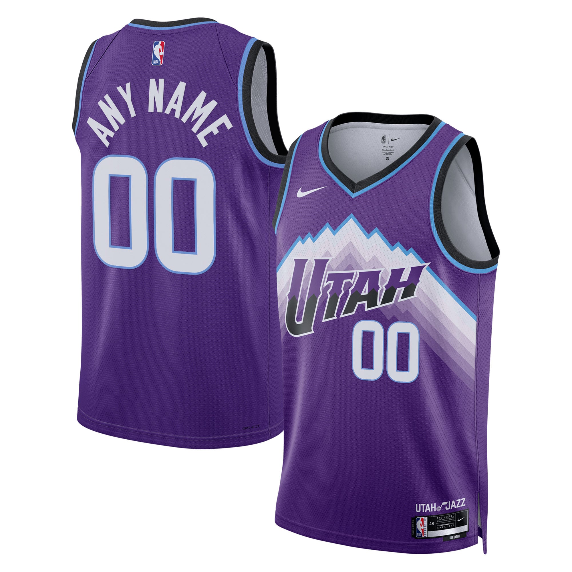 Utah Jazz Nike Replica Icon Swingman Trikot – Unisex