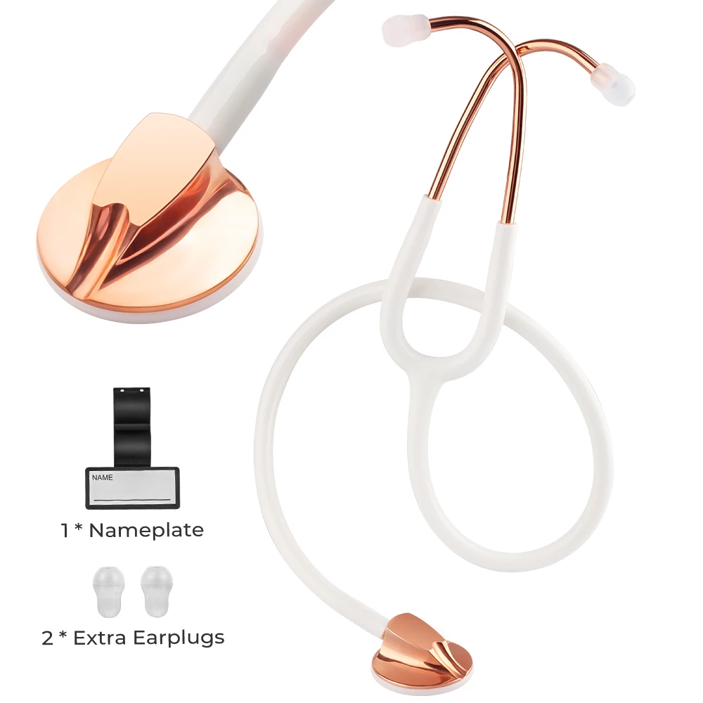 Stéthoscope Professionnel Clinique pour la Cœur, les Poumons et la Tension Artérielle, Stéthoscope Cardiologique Médical pour Médecin, Équipement Médical