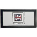 Skelf Frames 36 x 12 Inches Panoramic Picture Photo Frame in Phoenix Black Wood with Glass Hand Made in Yorkshire (Multiple Styles and Sizes)