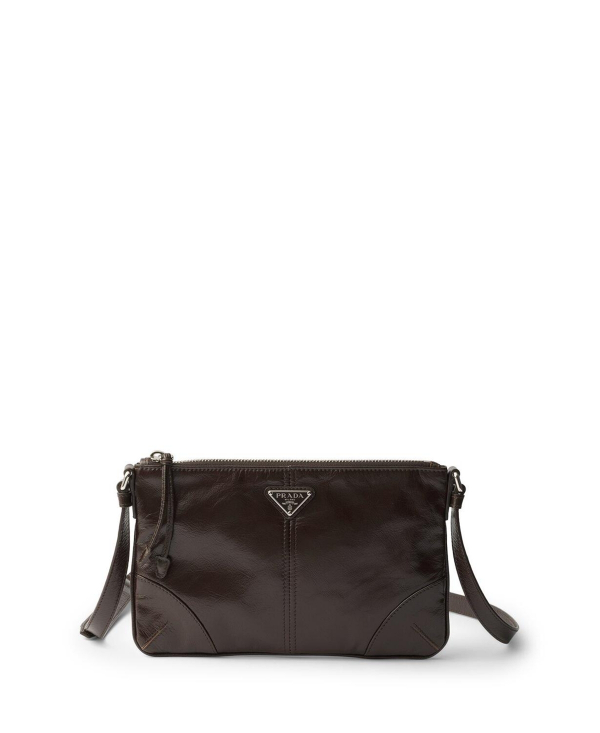 Prada Leather Smartphone Case - Dark Brown