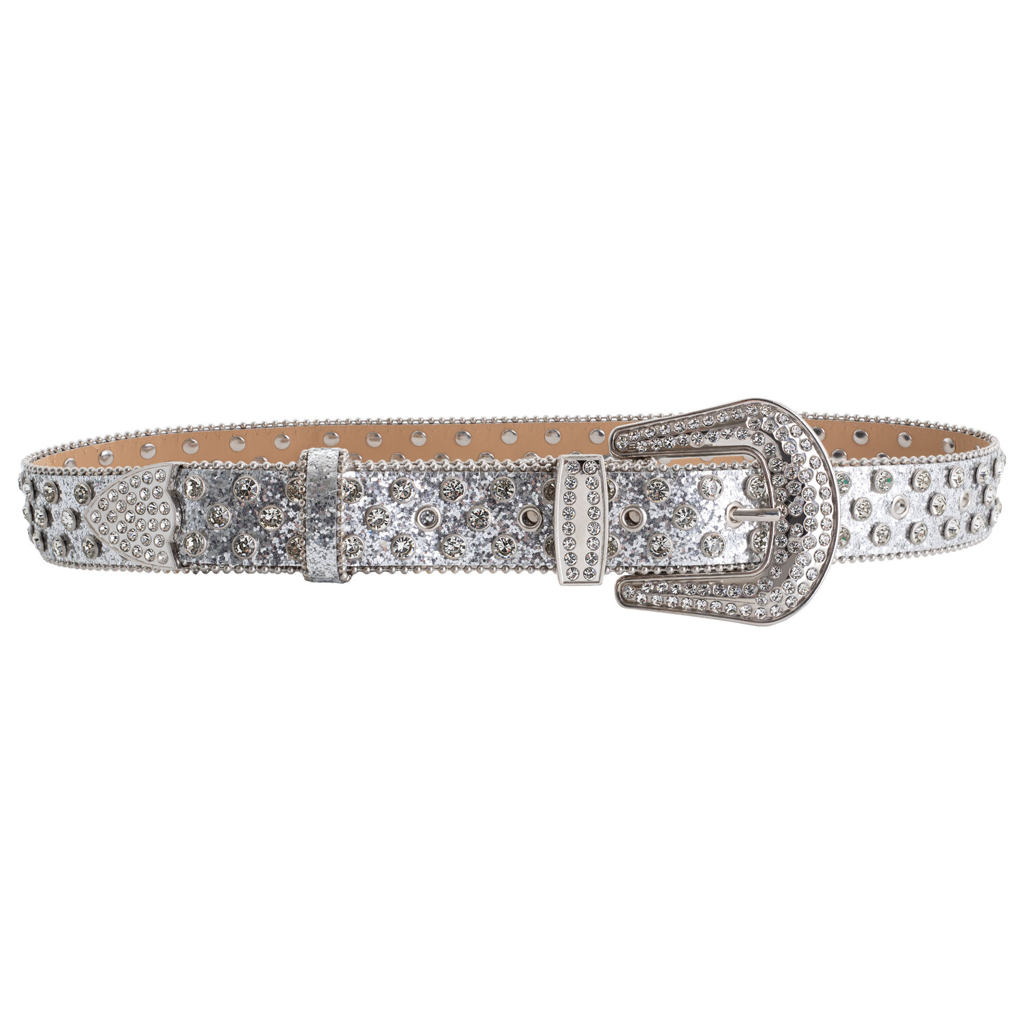 Gürtel Strass, silber