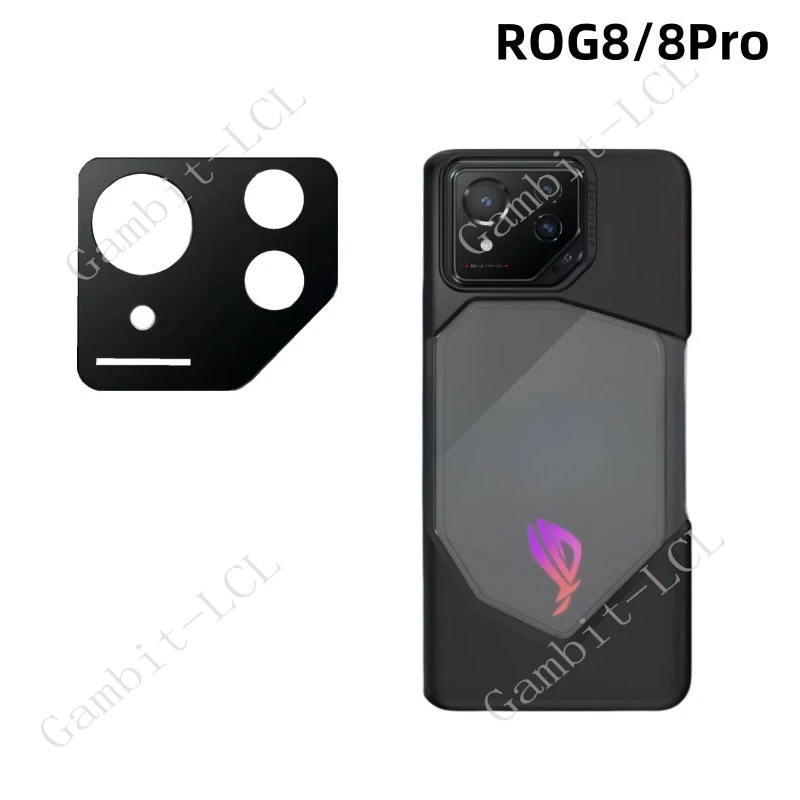 2 Stück 3d schwarz Kamera Objektiv Film für Asus Rog Telefon 8 Pro 6.78 