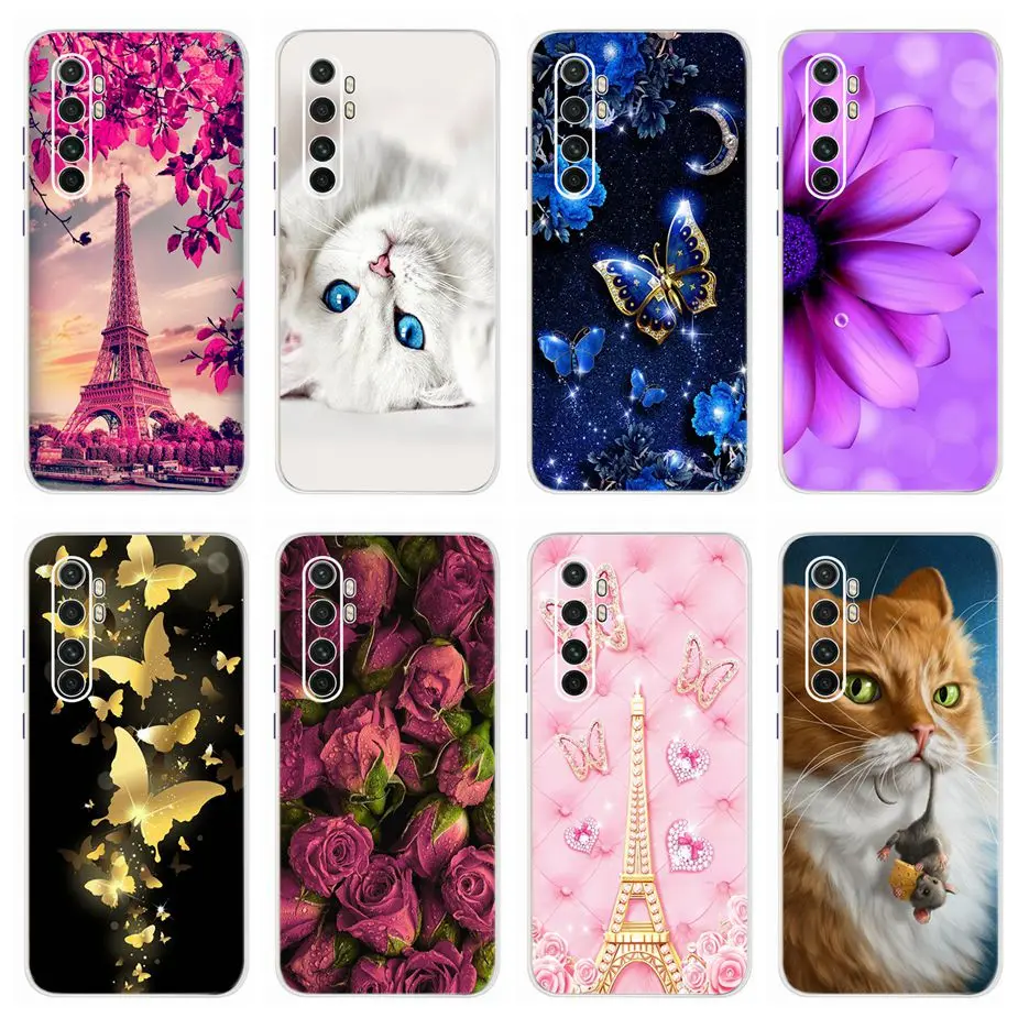 Für Xiaomi Mi Hinweis 10 Lite Fall Silikon Weiche TPU Zurück Abdeckung Für Xiaomi Mi Note10 Lite Pro Note 10 pro Telefon Cases Fundas Stoßstange