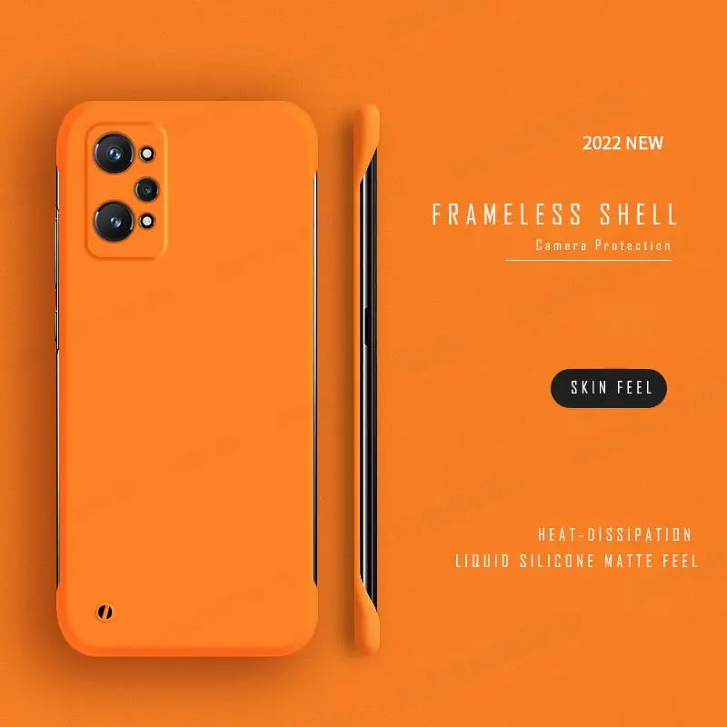 Für Realme GT Neo 3 Ultra Slim Hard PC Rahmenlose Telefon Fall Für Realme GT Neo 2 2 Pro GT Master randlose Matte Telefon Abdeckung Funda