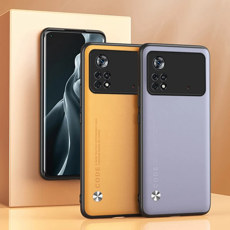 Luxus PU Ledertasche Für Xiaomi Mi Poco X4 Pro 5G Abdeckung Matte Silikon Telefon Fall Für Poco X3 NFC F3 F4 GT F2 M3 M4 Pro Coque