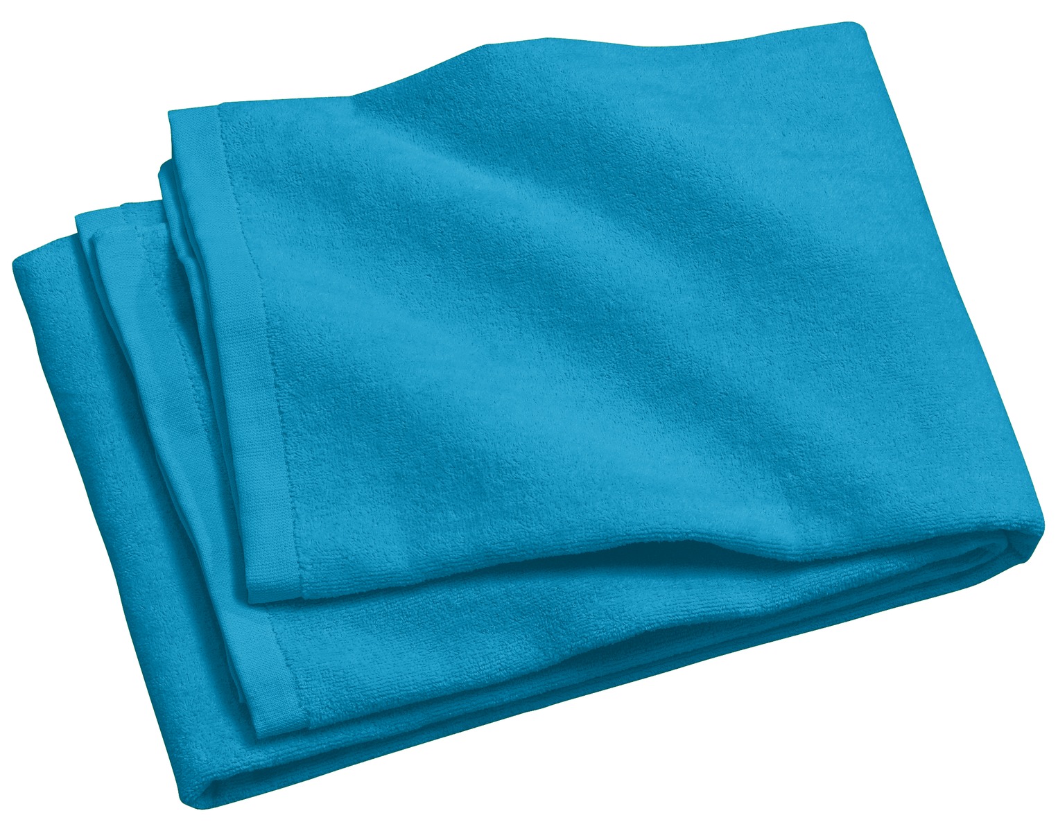 Port Authority PAPT42 Beach Towel in Turquoise size OSFA | Cotton Terry Velour PT42
