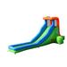 Bounceland Inflatable 6.9' x 17.7' Water Slide w/ Air Blower in Blue/Green/Orange | 84 H x 82.8 W x 212.4 D in | Wayfair 9032