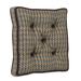 Eastern Accents Powell Boxed & Tufted Throw Pillow Cover & Insert Polyester/Polyfill/Cotton Blend | 18 H x 18 W x 2 D in | Wayfair POW-09