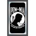 Trademark Global POW MIA Framed Graphic Art in Black/White | 26 H x 15 W x 1 D in | Wayfair POW1500